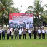 Bupati Lombok Barat Pimpin Apel Gelar Pasukan, Kesiapan Operasi Ketupan 2021