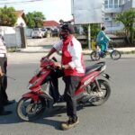 Maksimalkan Pelaksanaan Penyekatan Tempat Wisata, Polsek Kediri Lakukan Ops Yustisi di Wilayahnya