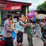 Posko Pasar Terpadu Pasar Paok Labuapi, Lakukan Grebek Masker