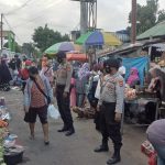 Prioritaskan Penerapan Prokes, Patroli Samapta Polres Lobar Sasar Pasar Sore