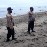 Cuaca Tidak Menentu, Polsek Lembar Ingatkan Pengunjung Wisata Pantai Cemare Lebih Berhati-hati