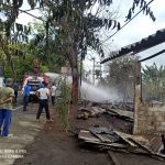 Tujuh Lokal Warung di Rumak Kediri Terbakar