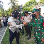 Apel Gabungan Serbuan Vaksinasi di Gerung, pada Momen HUT TNI ke 76