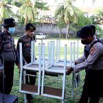 Polres Lobar Bubarkan Live Musik di Senggigi Dimasa Bencana