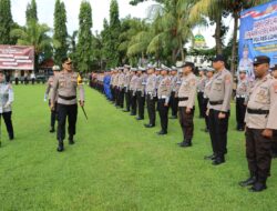 Cek Kesiapan, Polres Lobar Laksanakan Apel Gelar Pasukan Operasi Keselamatan Rinjani Tahun 2023