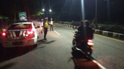 Patroli Malam Satlantas Polres Lombok Barat, Sasar Perbatasan Lobar dan Loteng (1)