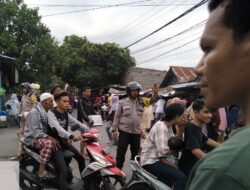 Polsek Labuapi Lakukan Pengamanan, Aktifitas di Pasar Paok Kambut Desa Telagawaru Jelang Puasa