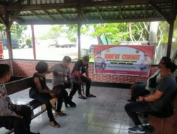 Jumat Curhat Polsek Kawasan Pelabuhan Lembar Bersama Sopir Angkutan Logistik, Keluhkan Jalan Rusak