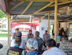 Jumat Curhat Polsek Kawasan Pelabuhan Lembar Bersama Komunitas Ojek, Keluhkan kurangnya Kartu Anggota dan Rompi