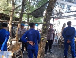 Polsek Lembar Intensifkan Imbauan Kamtibmas, Dalam Kegiatan Patroli Tempat Wisata di Lembar