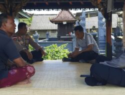 Koordinasi Polsek Sekotong dengan Ketua PHDI, Bahas Rencana Pengaamanan Pawai Ogoh-ogoh