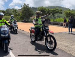 HUT ke 65 Kabupaten Lombok Barat, Diwarnai Safety Riding Touring Tertib Berlalulintas