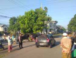Strong Point Pagi Sat Samapta Polres Lombok Barat, Gelar Personel di Wilayahnya