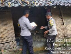 Sambangi Desa Kuripan Utara, Bansos Program Polri Bantuan Kemanusiaan Untuk Negeri di Kuripan