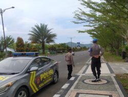 Patroli Polsek Gerung Antisipasi 3C dan Kejahatan Lainnya