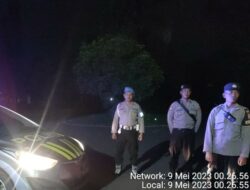 Antisipasi Balap Liar dan Jambret, Polsek Gerung Gelar Patroli Malam Hari