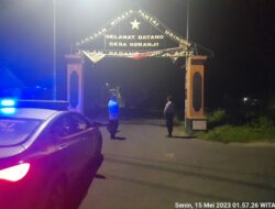 Patroli Blue Light Polsek Labuapi untuk Meningkatkan Keamanan Warga di Lombok Barat Menjelang Pilkades Serentak 2023