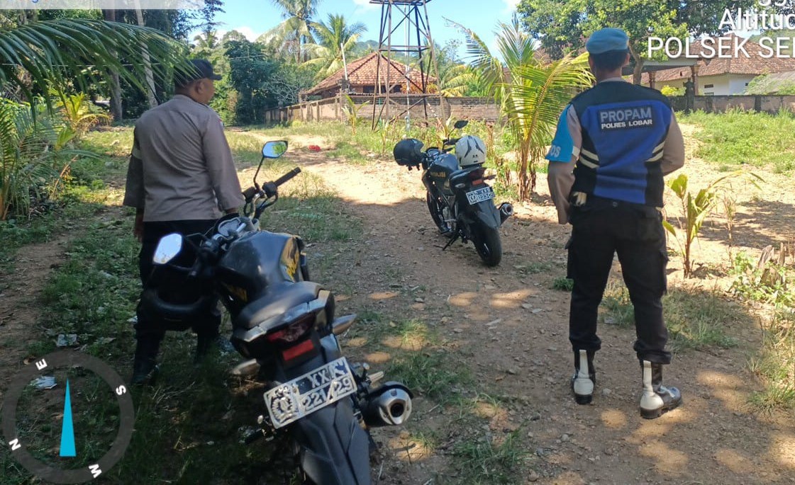 Patroli Rutin Polsek Sekotong, Mengantisipasi Segala Bentuk Potensi Kerawanan Kamtibmas