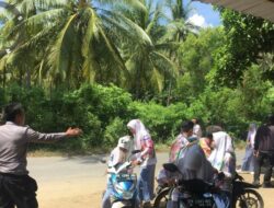 Pemantauan dan Monitoring Pengumuman Kelulusan, Polsek Lembar Imbau Isi dengan Kegiatan Positif