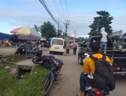 Pihak Kepolisian Lakukan Pengaturan dan Pengamanan Rawan Pagi di Pasar Segenter, Lombok Barat