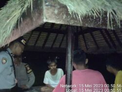 Polsek Gerung Gencar Lakukan Patroli Dialogis Menjelang Pilkades di Desa Tempos, Lombok Barat