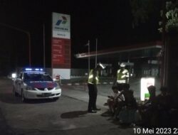 Satlantas Polres Lombok Barat Melakukan Patroli Malam untuk Ciptakan Kamseltibcar Lantas dan Himbau Kamtibmas