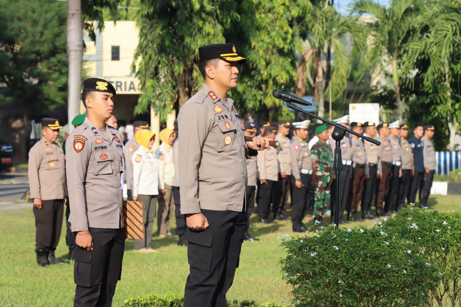 Apel Kasatkamling Polres Lombok Barat, Upaya Tingkatkan Situasi Kamtibmas dan Persiapan Pemilu 2024