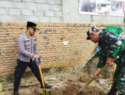 Bedah Rumah Warga Dalam Rangka Program Rumah Sejahtera Terpadu Momen Hari Bhayangkara ke-77