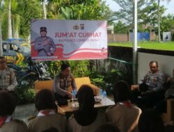 Kapolres Lombok Barat Menghidupkan Kembali Semangat Saka Bhayangkara dalam Kegiatan Jumat Curhat