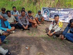 Jumat Curhat Kapolsek Sekotong dan Masyarakat Dusun Panggang, Bahas Pembangunan di Wilayah Tersebut