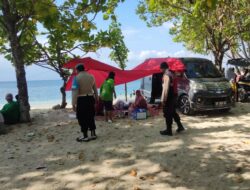 Patroli dan Pemantauan di Lokasi Wisata, Polsek Sekotong Himbau Tetap Perhatikan Keselamatan