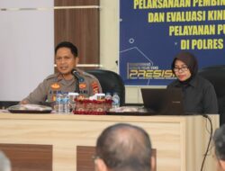 Pembinaan Pra Pemantauan dan Evaluasi Kinerja Penyelenggaraan Pelayanan Publik Tahun 2023 di Polres Lombok Barat