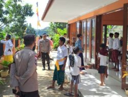 Pengamanan Perayaan Waisak di Vihara Giri Ratana Suriya Lenong, Berlangsung Kondusif dan Aman