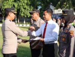 Penghargaan Personel Polres Lombok Barat, Sukses Amankan Pilkades dan Kesiapan Pengamanan Pemilu yang Mantap