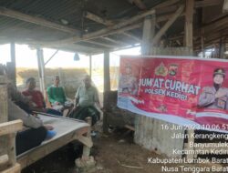Polsek Kediri Bersilaturahmi dengan Petani Ternak di Kandang Kumpul Kerangkeng Bangkit dalam Program Jum’at Curhat