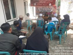 Sinergi Kepolisian dan Masyarakat Desa Telagawaru di Lombok Barat dalam Program Jumat Curhat