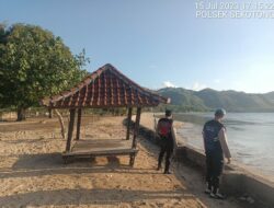 Polsek Sekotong Aktif Melakukan Patroli Antisipasi Kamtibmas di Lokasi Wisata