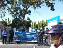Satgas Operasi Patuh Rinjani 2023 Polres Lombok Barat Edukasi Masyarakat di Jln. Yos Sudarso