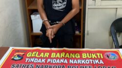 Polisi Ringkus FA, Pengedar Sabu di Labuapi Lombok Barat