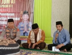 Dirbinmas Polda NTB dan Kapolsek Batulayar Sambangi Desa Meninting, Gelar Jumat Curhat dengan Masyarakat