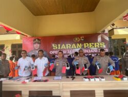 39 Kasus Kejahatan Terungkap dalam Operasi Jaran Rinjani 2023 Polres Lombok Barat