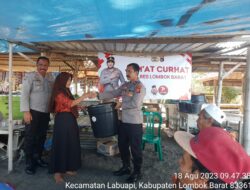 Polisi dan Masyarakat Bersatu dalam Program Jumat Curhat di Lombok Barat