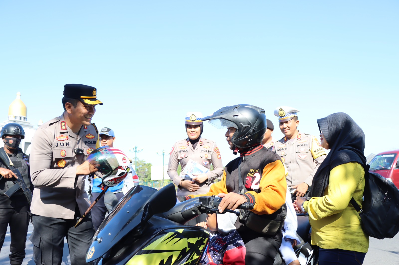 Polres Lombok Barat Terapkan Aturan Baru Uji Praktek SIM