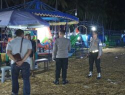 Pengamanan Hiburan Rakyat dan Patroli Rutin, Langkah Preventif dan Proaktif Polsek Gerung dalam Menjaga Kamtibmas