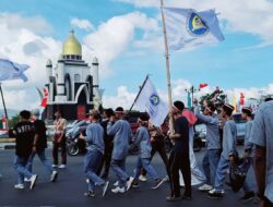 Meriahnya Jalan Santai HUT RI ke-78 di Pondok Pesantren Assohwah, Polsek Gerung Siapkan Pengamanan Ekstra