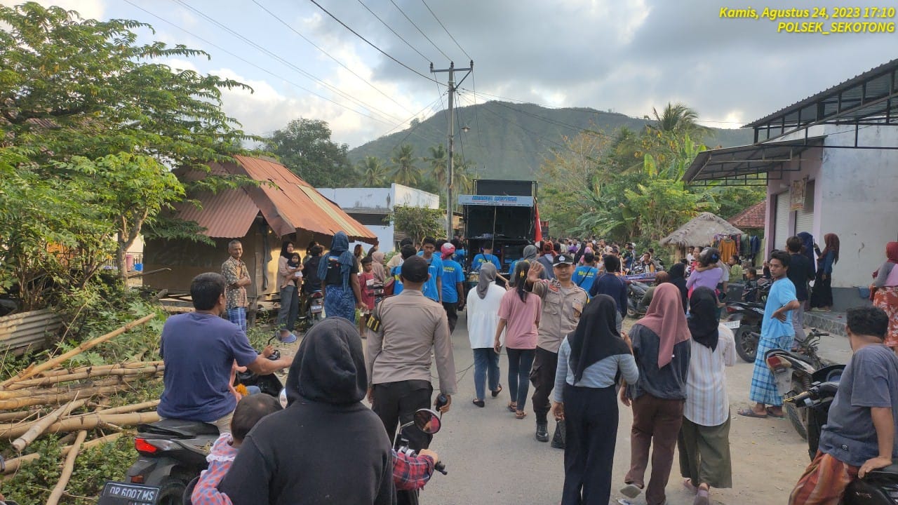 Polsek Sekotong Jaga Kelestarian Tradisi Adat Nyongkolan