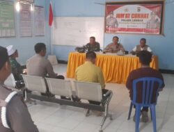 Silaturahmi dan Antisipasi Kamtibmas, Kapolsek Lembar Curhat dengan Kades Sekotong Timur