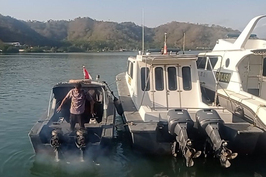 Begini Cara Satpolairud Polres Lombok Barat Merawat Alat Peralatan Pendukung