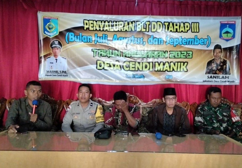 Desa Cendimanik Salurkan BLT-DD Tahap III dengan Sistem Langsung Tunai