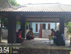 Sinergi TNI-Polri-Puskesmas, Bhabinkamtibmas dan Babinsa Bantu Pelayanan Kesehatan di Posyandu Desa Lembar